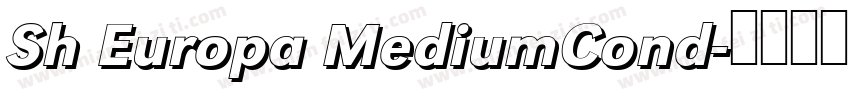 Sh Europa MediumCond字体转换